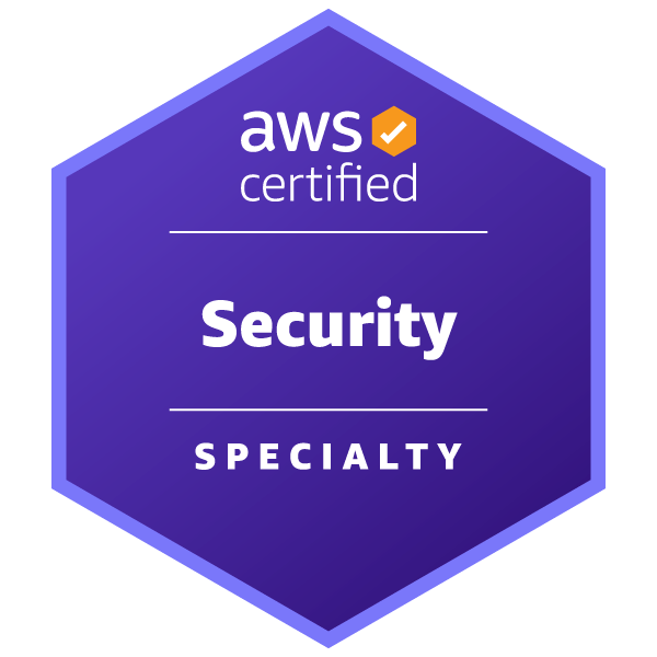 AWS Certified Security – Specialty badge